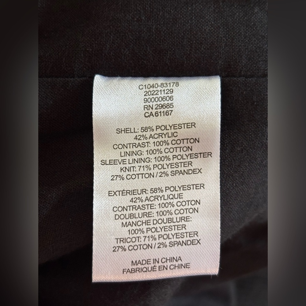 Pendleton FOXGLOVE FLEECE BOMBER JACKET - Size XL - Like New - Picture 15 of 16